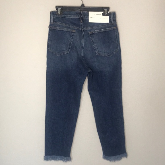 Frame Denim Le Stevie Crop with fringe - Picture 2 of 3